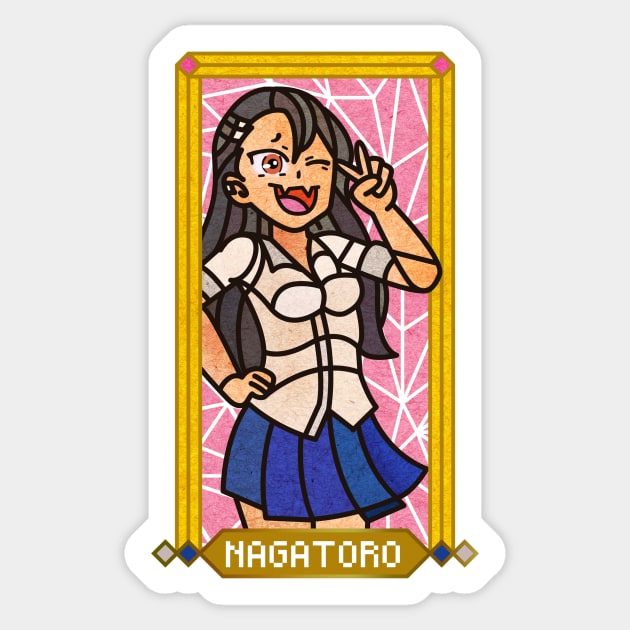 Nagatoro -  Please Don't Toy With Me, Miss Nagatoro Sticker by vizcan